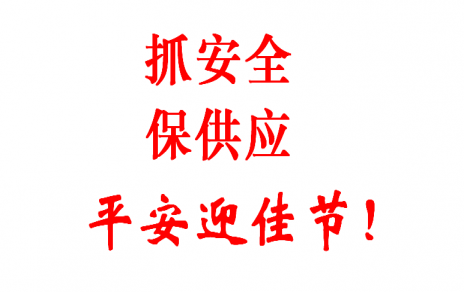 查隱患 促安全 保供應(yīng) 賀新春！